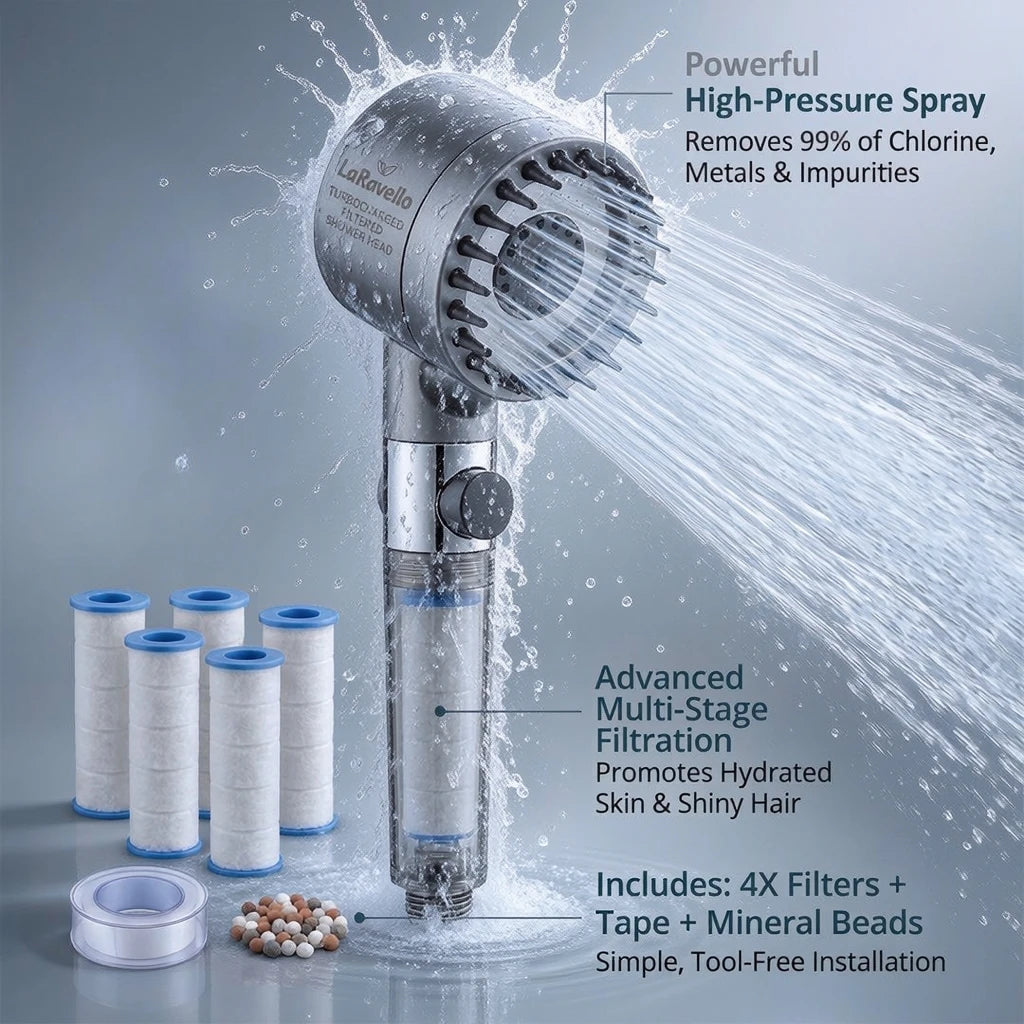 LaRavello Filtered Shower Head