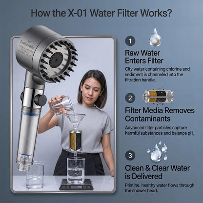 LaRavello Filtered Shower Head